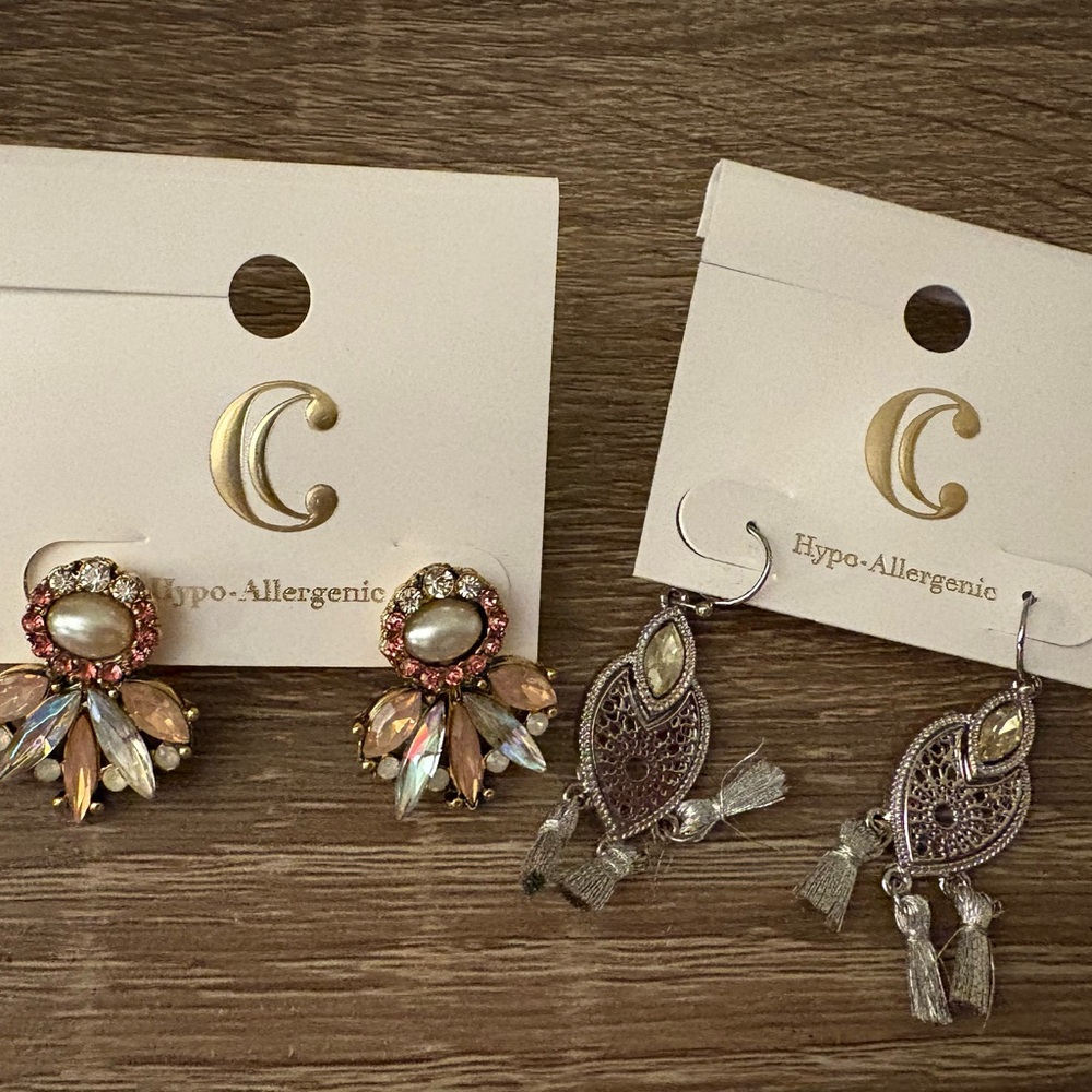 Hypo allergenic earrings